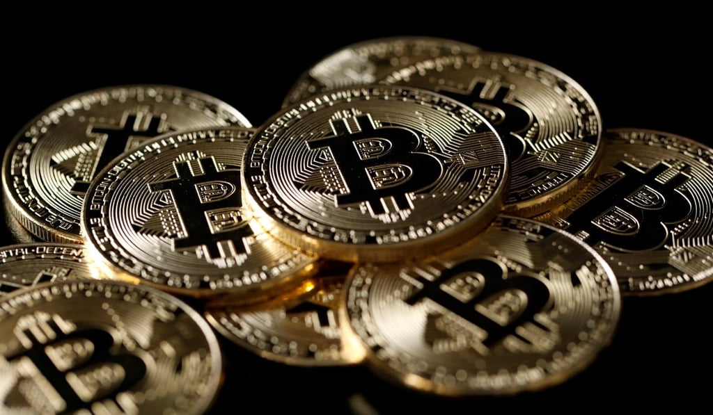 A collection of bitcoin tokens are displayed in this picture illustration. Photo: Reuters