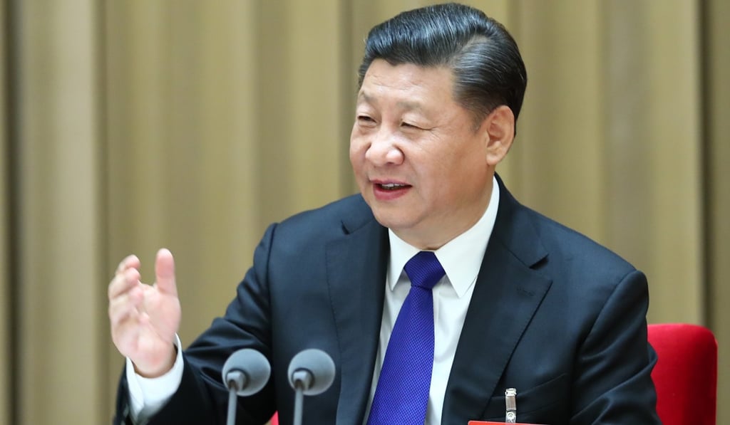 President Xi Jinping addresses the economic work conference in Beijing on Wednesday. Photo: Xinhua President Xi Jinping addresses the economic work conference in Beijing on Wednesday. Photo: Xinhua