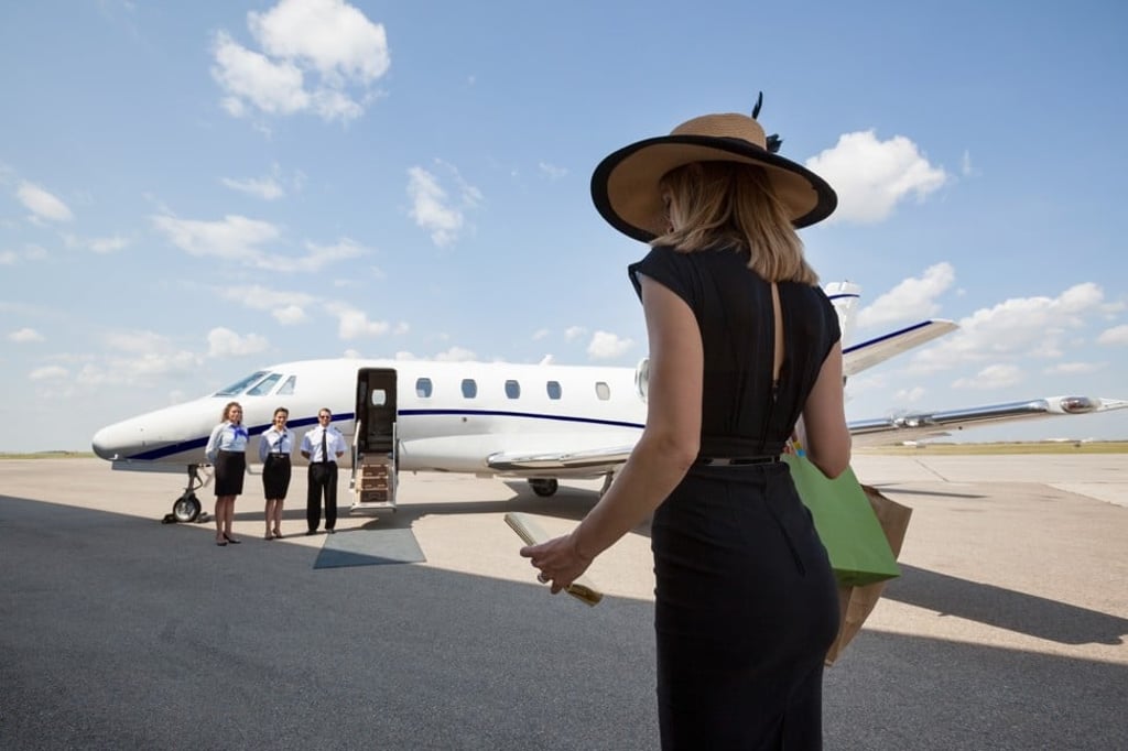 Private jet charters will cater for their wealthy clients’ every need. Photo: Shutterstock