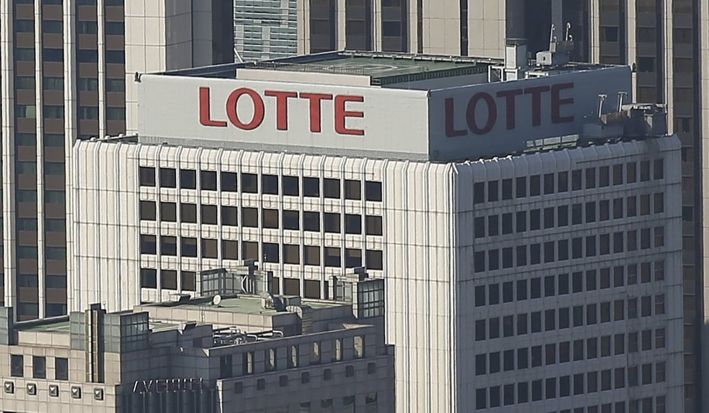 The headquarters of Lotte Group in Seoul. Photo: EPA