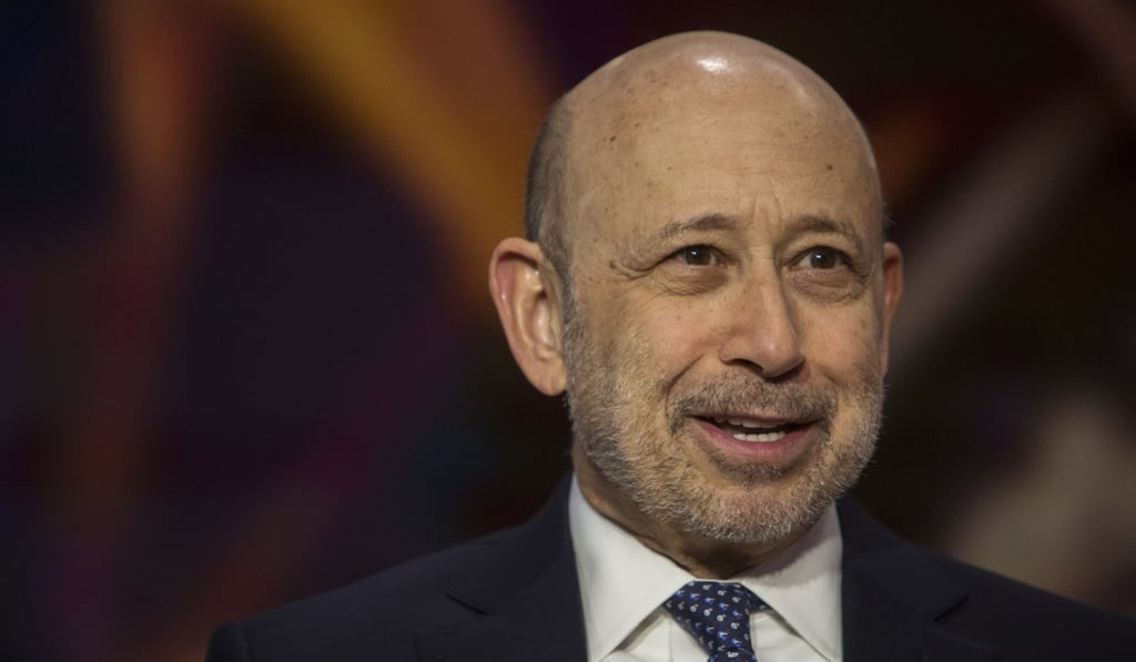 Lloyd Blankfein said his bank did not need a bitcoin strategy yet because the digital currency is still just developing and volatile. Photo: Bloomberg