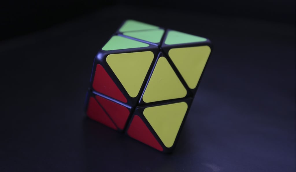 Meffert created his first puzzles in 1970. Photo: Xiaomei Chen
