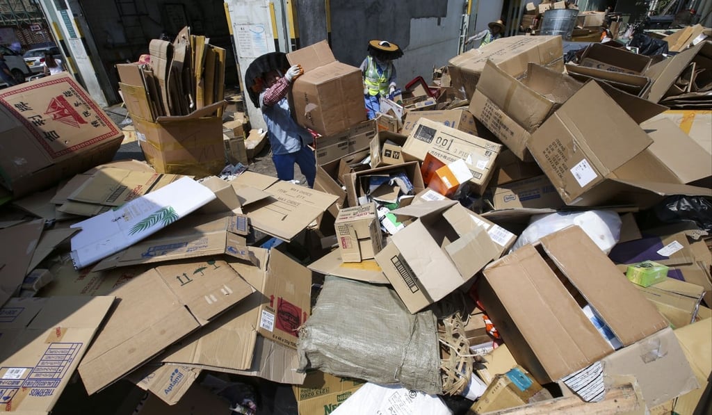 The Chinese government has imposed a ban on imports of 24 types of rubbish, as part of a campaign against “foreign garbage” and environmental pollution, including unsorted scrap paper. Photo: David Wong