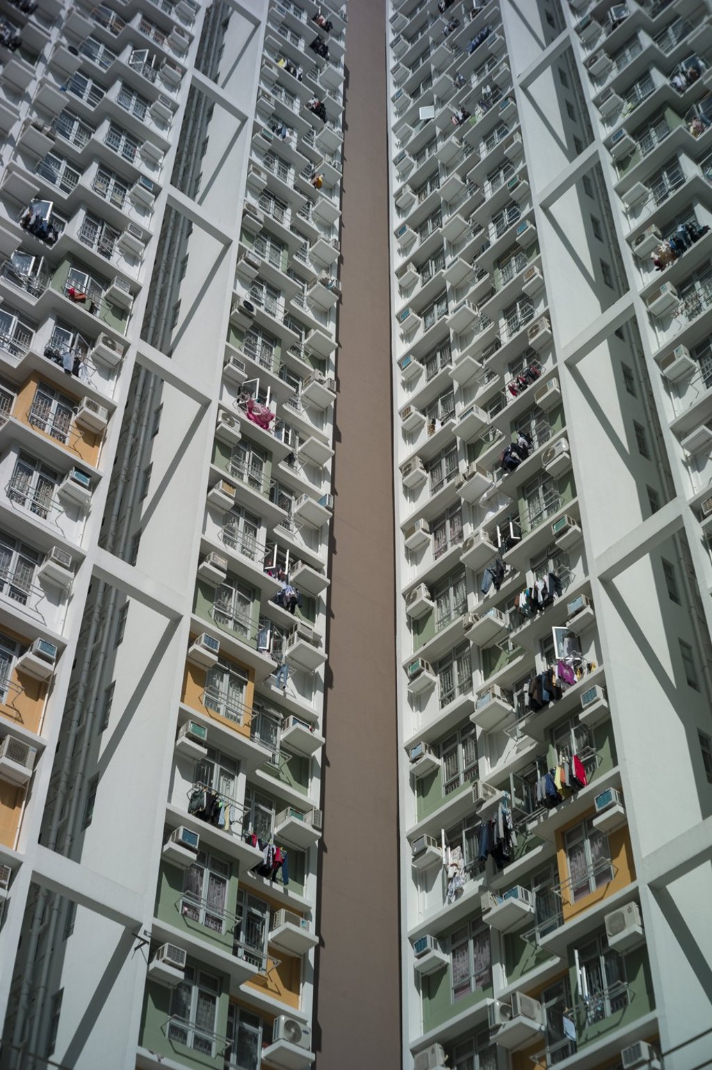 Private residential housing units in To Kwa Wan in Kowloon. Photo: EPA Private residential housing units in To Kwa Wan in Kowloon. Photo: EPA