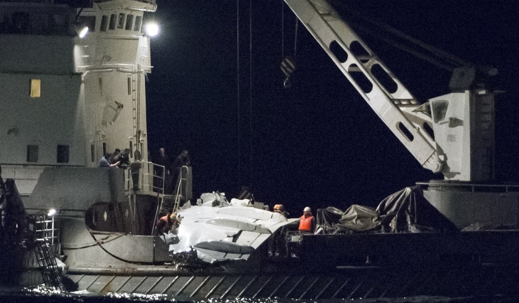 The last crash involving a Russian Tu-154M killed 92 people, including members of its military choir. Photo: AP