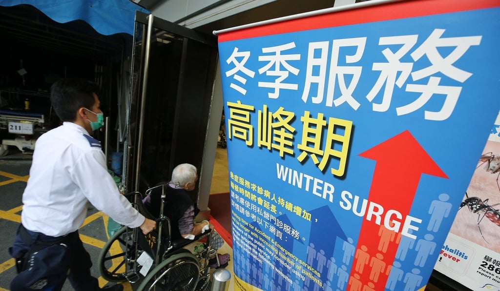 Some 5,701 patients visited public emergency units over Christmas, compared with 5,342 last year. Photo: Winson Wong