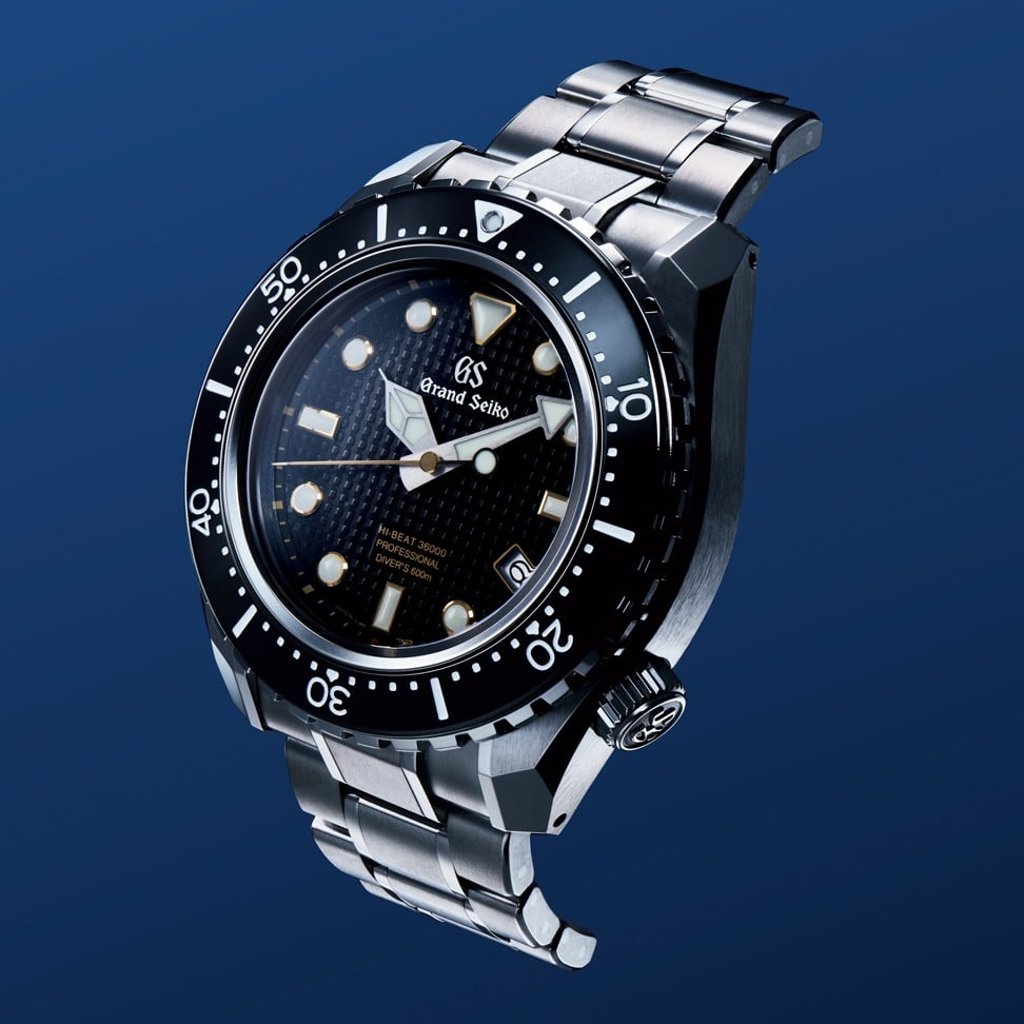 The Grand Seiko Hi-Beat 36000 Professional 600m Diver’s watch. The Grand Seiko Hi-Beat 36000 Professional 600m Diver’s watch.