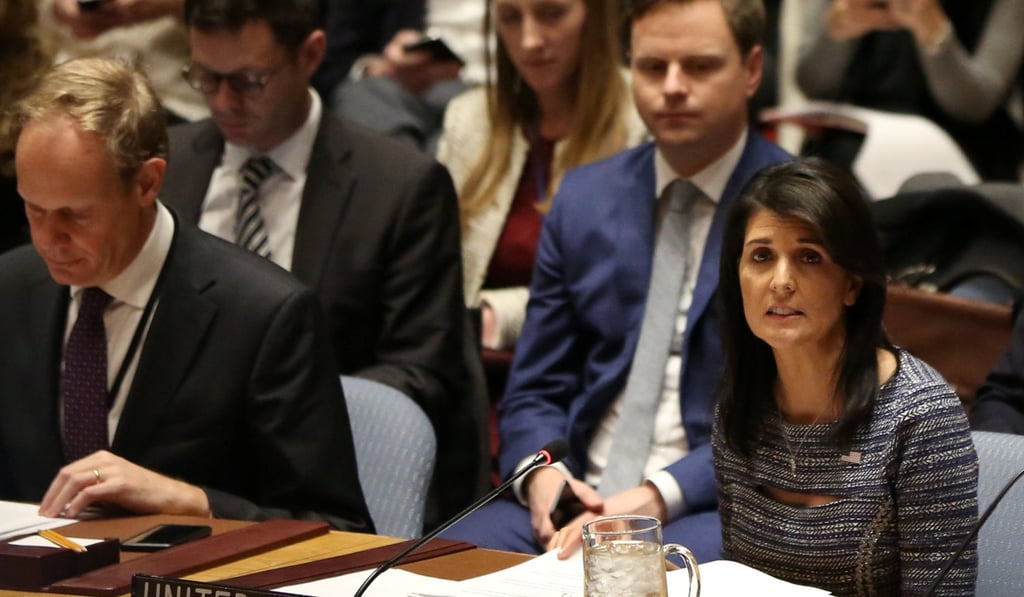 U.S Ambassador to the United Nations Nikki Haley (right) has said the US “will no longer let the generosity of the American people be taken advantage of” when it comes to UN funding. Photo: Reuters
