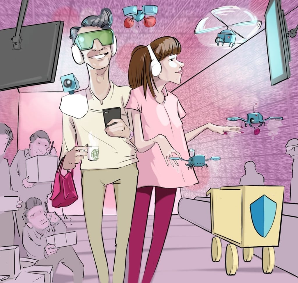 Eventually, retail will be merely one layer of the consumer lifestyle, albeit a high-frequency one. Illustration: Timothy McEvenue