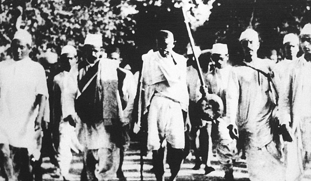 At the age of 12, Tao Porchon-Lynch took part in the Salt March protest led by Mahatma Gandhi. Photo: AFP