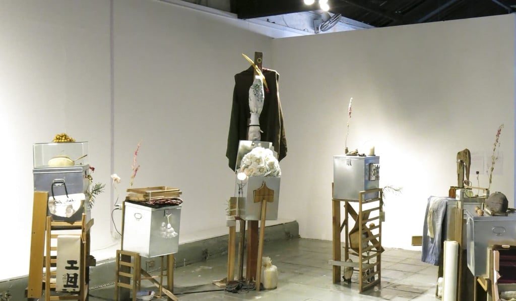 Six Scenarios of Mindful Practice: Ego-centric Suffering, Severe Attachment (2017) by Tsang Tak-ping. Photo: Tsang Tak-ping