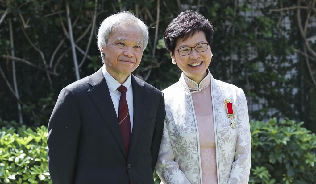 Carrie Lam seems to be content to be reduced to the status of a walking mannequin. Photo: Edward Wong