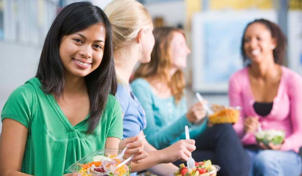 Schools are still trying to promote healthy eating as part of their curriculum. Photo: Alamy