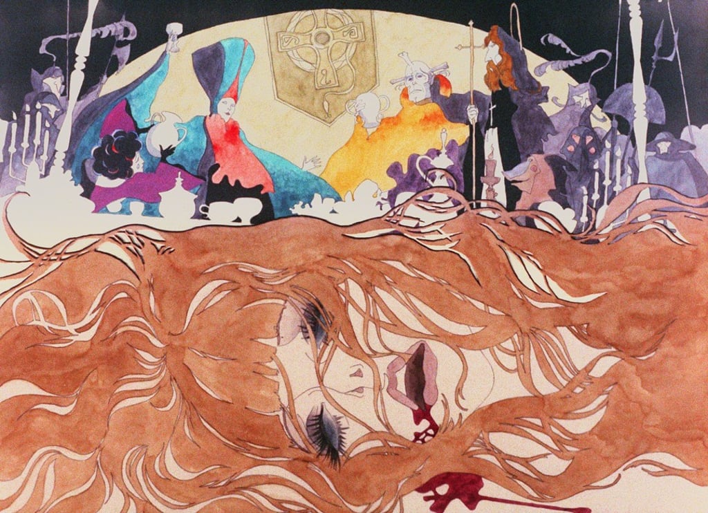A scene from Belladonna of Sadness.