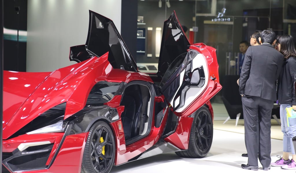 A demonstration car by Iconqi at the Shanghai Car Show in May. Photo: Imaginechina