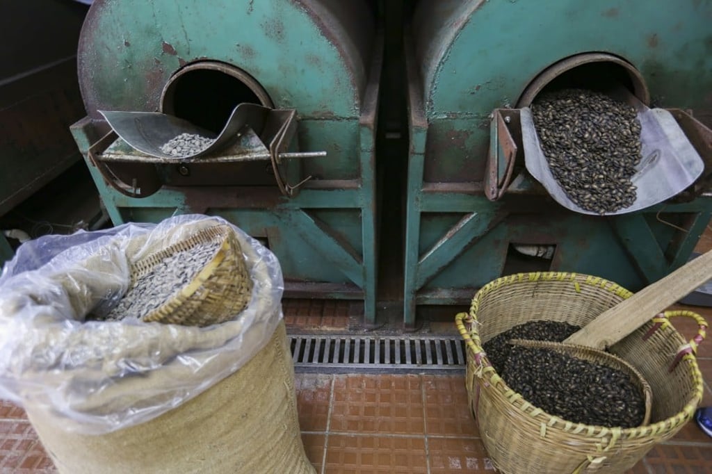 Seeds are processed at the Shanghai Luk’s Dynasty of Melon Seeds factory in Kwai Chung.