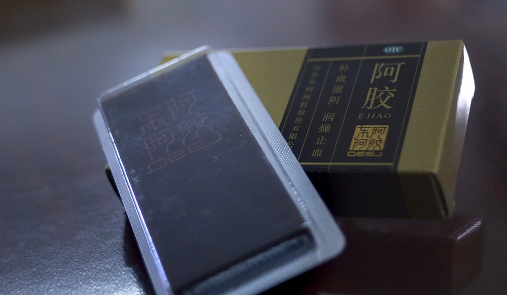 Gelatin from donkey hide, called ejiao, is used in traditional Chinese medicine to improve skin quality. Photo: AFP