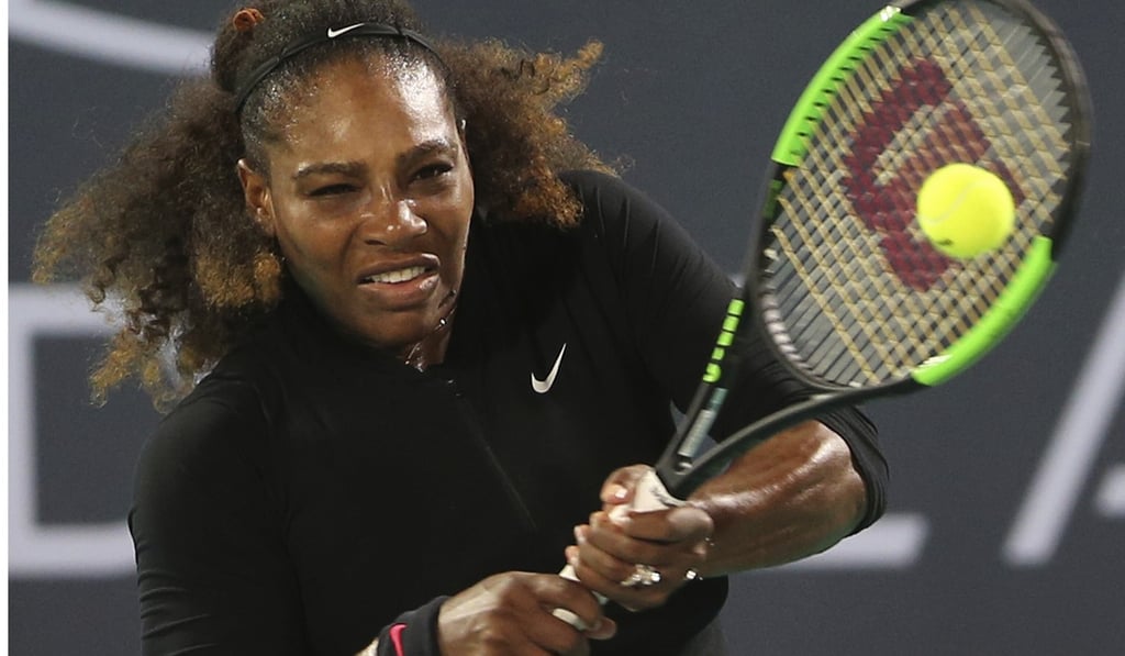 Serena Williams’ power game needs some fine tuning before the Australian Open. Photo: AP