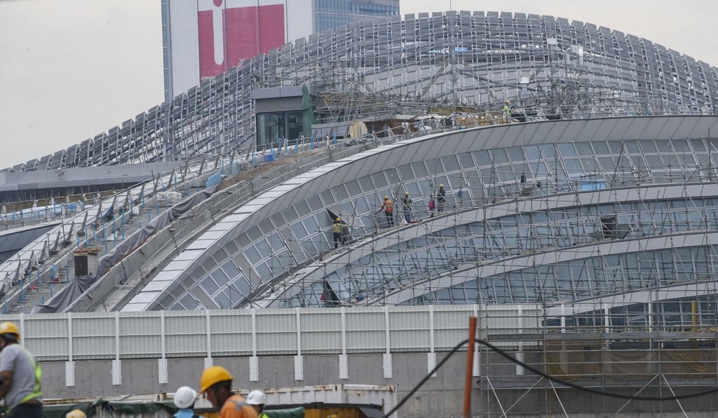 Construction work in Hong Kong for the express rail link is 98 per cent complete, the rail operator said. Photo: David Wong