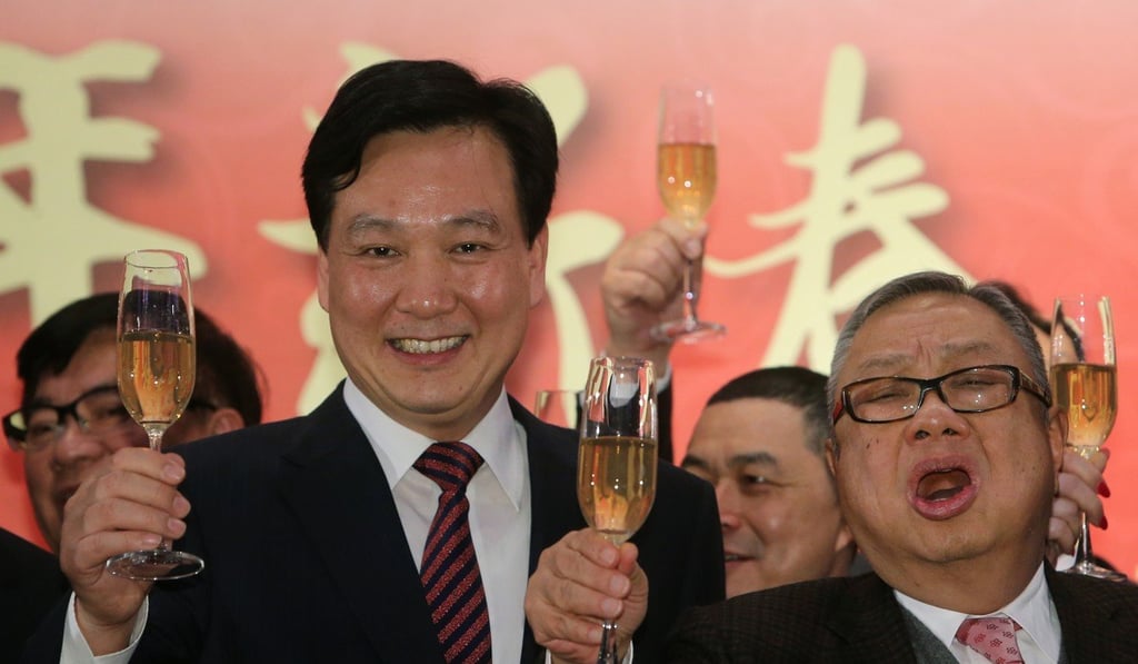 Lin Wu (left) had worked in the liaison office’s regional office since 2001 and was promoted to deputy director in 2012. Photo: Dickson Lee