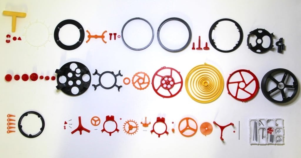 3D-printed watch parts by Christoph Laimer