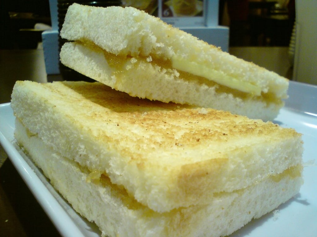 Kaya toast from Toast Box.