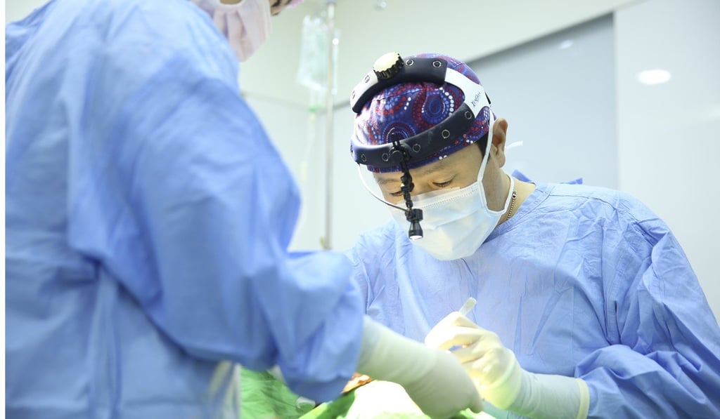 A procedure at Banobagi Plastic Surgery in Seoul. Photo: Handout