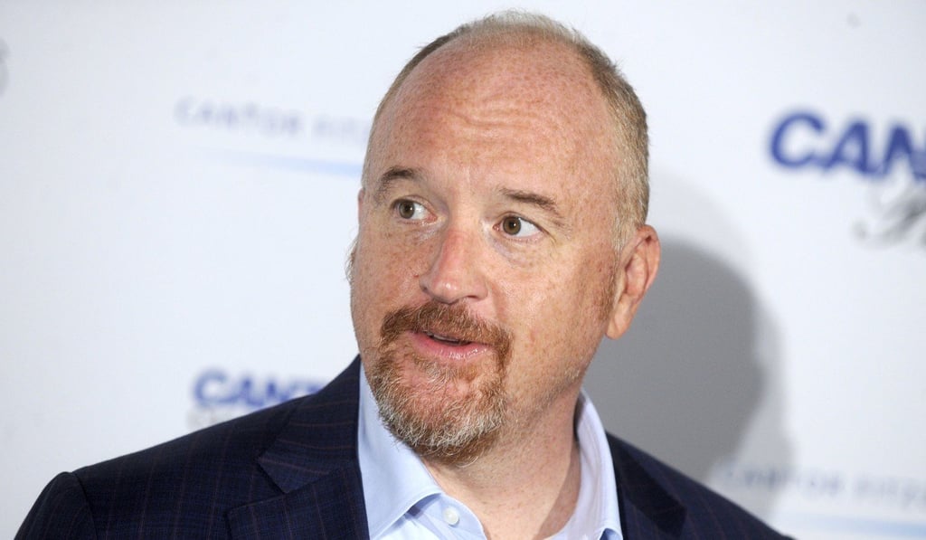 Comedian Louis C.K. (pictured) admitted to masturbating while on the phone with a woman, and doing so in person with several other women. Photo: Fotopress/Abaca Press/TNS