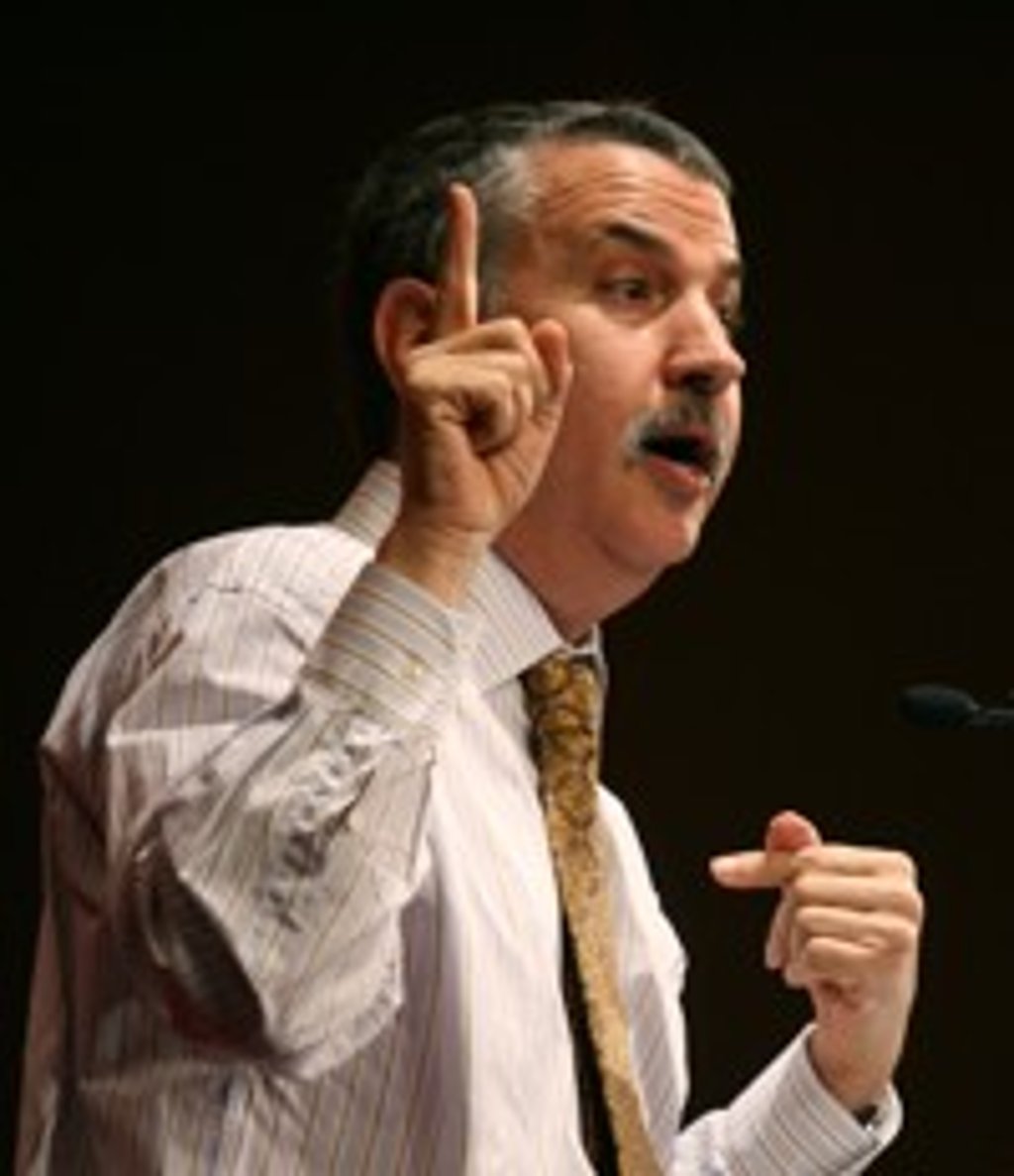 Author and journalist Thomas Friedman at Asia Society in Hong Kong in 2008. Photo: SCMP/Ricky Chung
