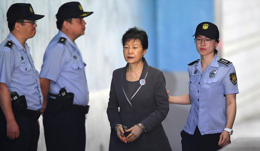 Spies like us: former South Korean president Park Geun-hye. Photo: AFP Spies like us: former South Korean president Park Geun-hye. Photo: AFP
