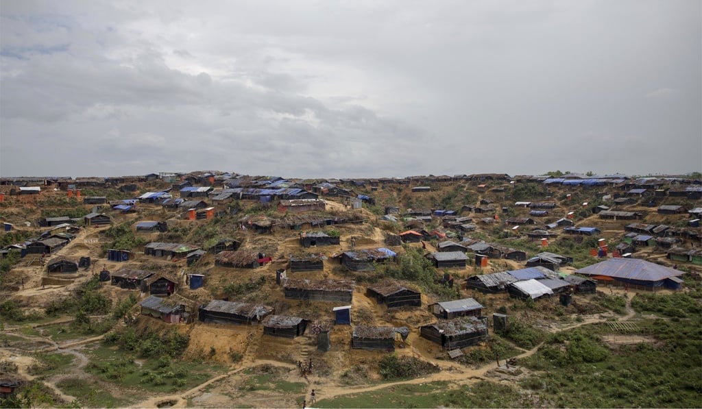 A refugee camp for Rohingya Muslims in Bangladesh. Photo: AP A refugee camp for Rohingya Muslims in Bangladesh. Photo: AP