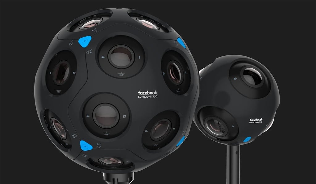 The Facebook Surround 360 camera.