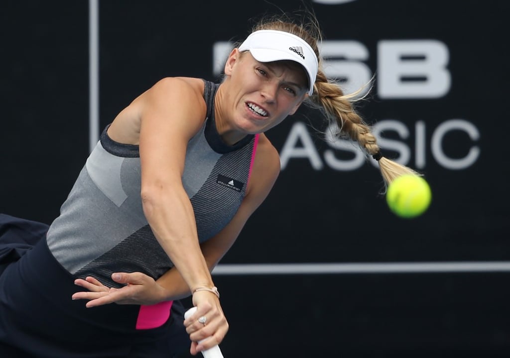 Caroline Wozniacki was beaten handily by the German. Photo: AFP