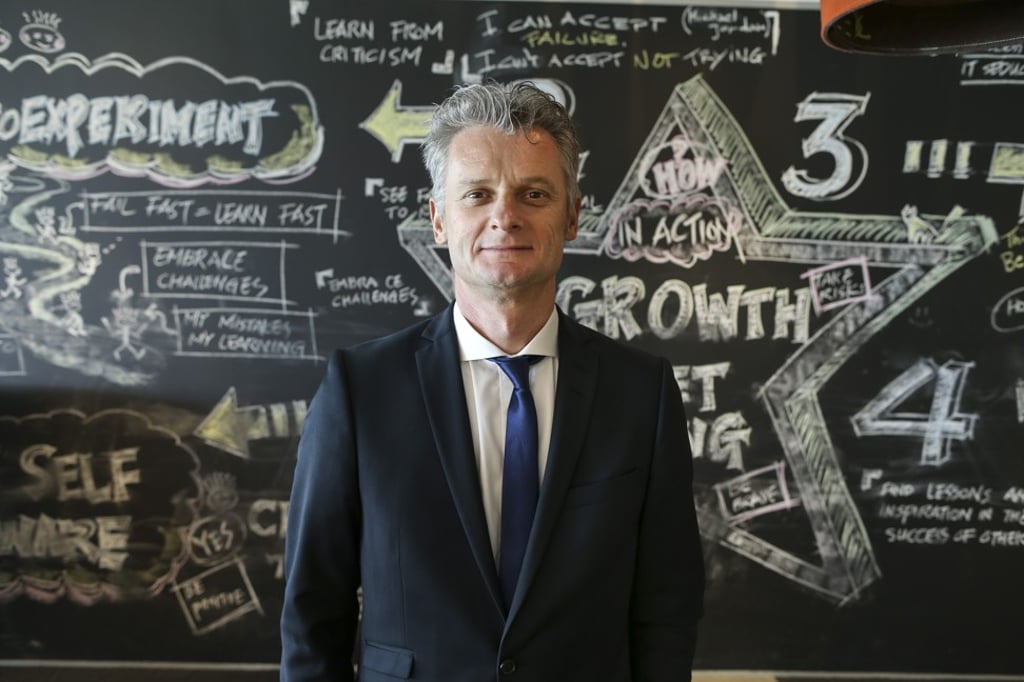 Ralph Haupter, president of Microsoft Asia, says 2018 is the year that AI will go mainstream. Photo: Dickson Lee