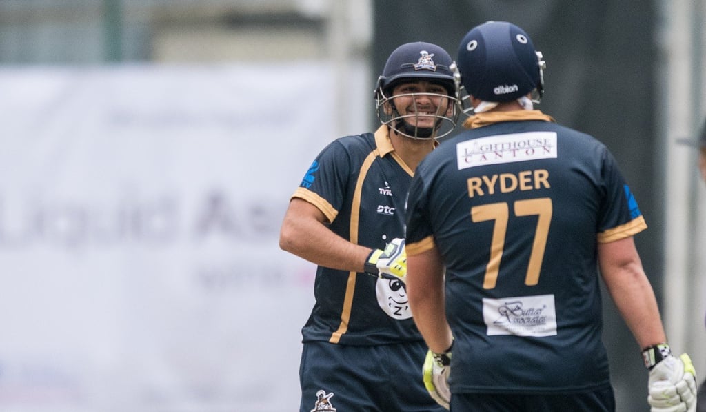 Anshuman Rath and Jesse Ryder at the 2017 Blitz. Photo: CHK