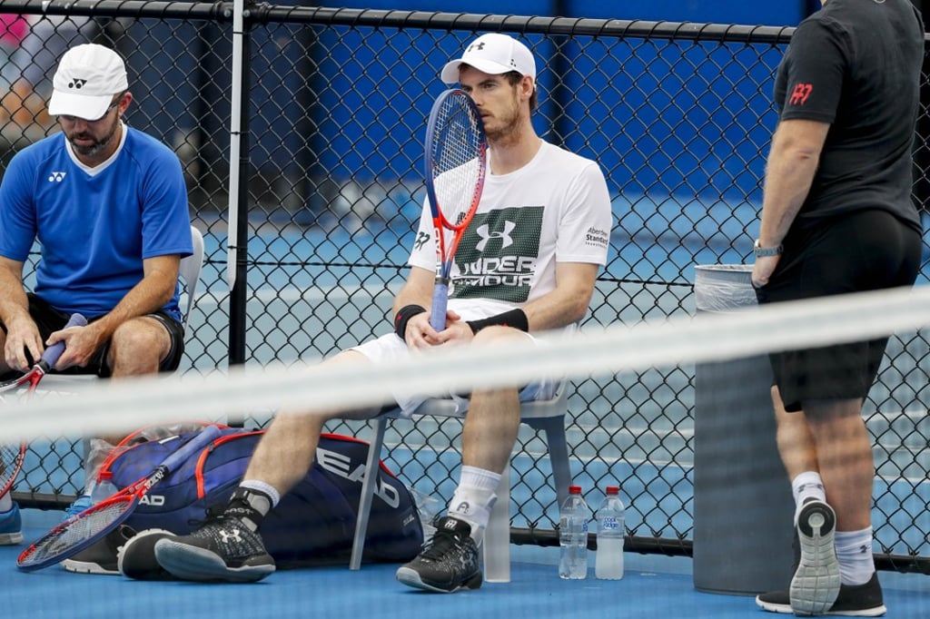Andy Murray was forced to pull out of the Brisbane International earlier this month. Photo: EPA Andy Murray was forced to pull out of the Brisbane International earlier this month. Photo: EPA