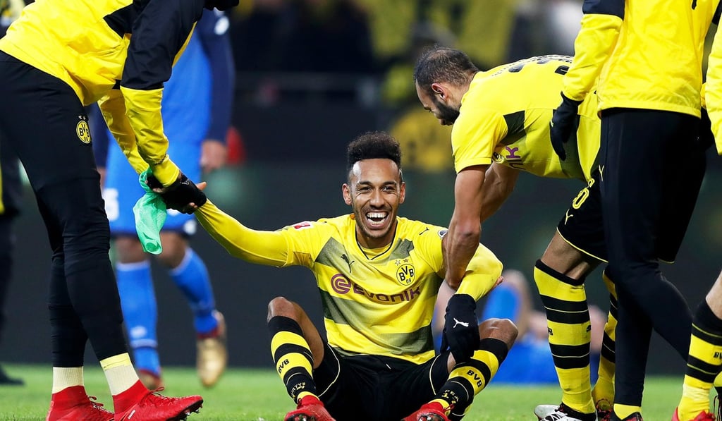 Pierre-Emerick Aubameyang has been the subject of speculation as to his next move. Photo: EPA Pierre-Emerick Aubameyang has been the subject of speculation as to his next move. Photo: EPA