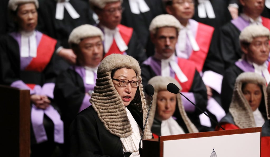 Secretary for Justice Teresa Cheng says she will remove illegal structures as soon as possible. Photo: Sam Tsang