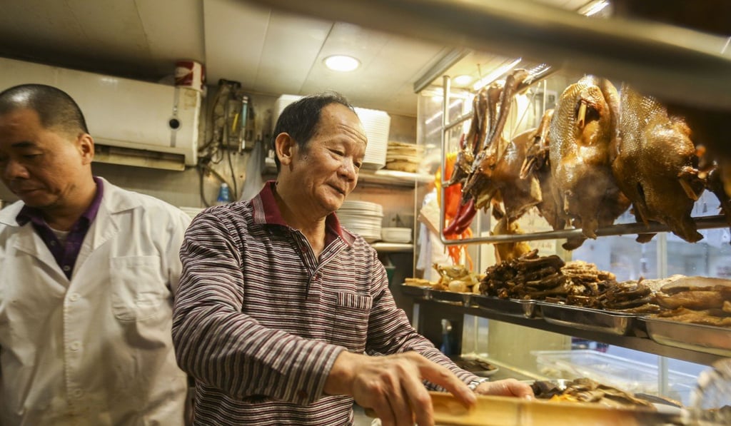 Chiu Chow Delicacies staff work steadily in the busy kitchen. Photo: Xiaomei Chen