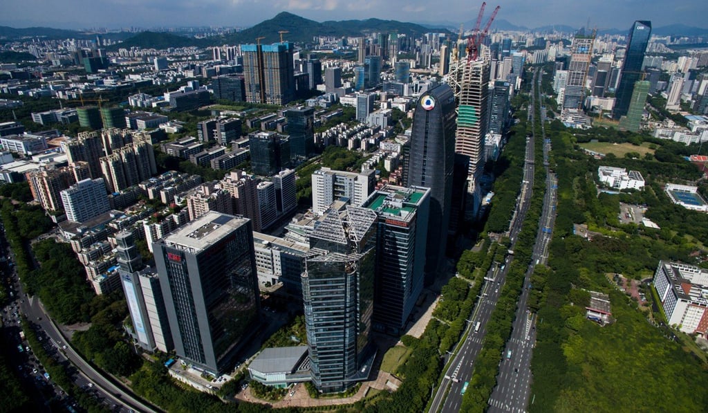 The science and technology park in Shenzhen. The city has prospered in part from its investment in hi-tech industries. Photo: Xinhua