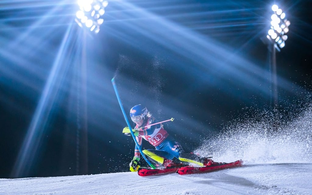 Mikaela Shiffrin of the USA is the world’s top slalom racer currently. Photo: AFP Mikaela Shiffrin of the USA is the world’s top slalom racer currently. Photo: AFP