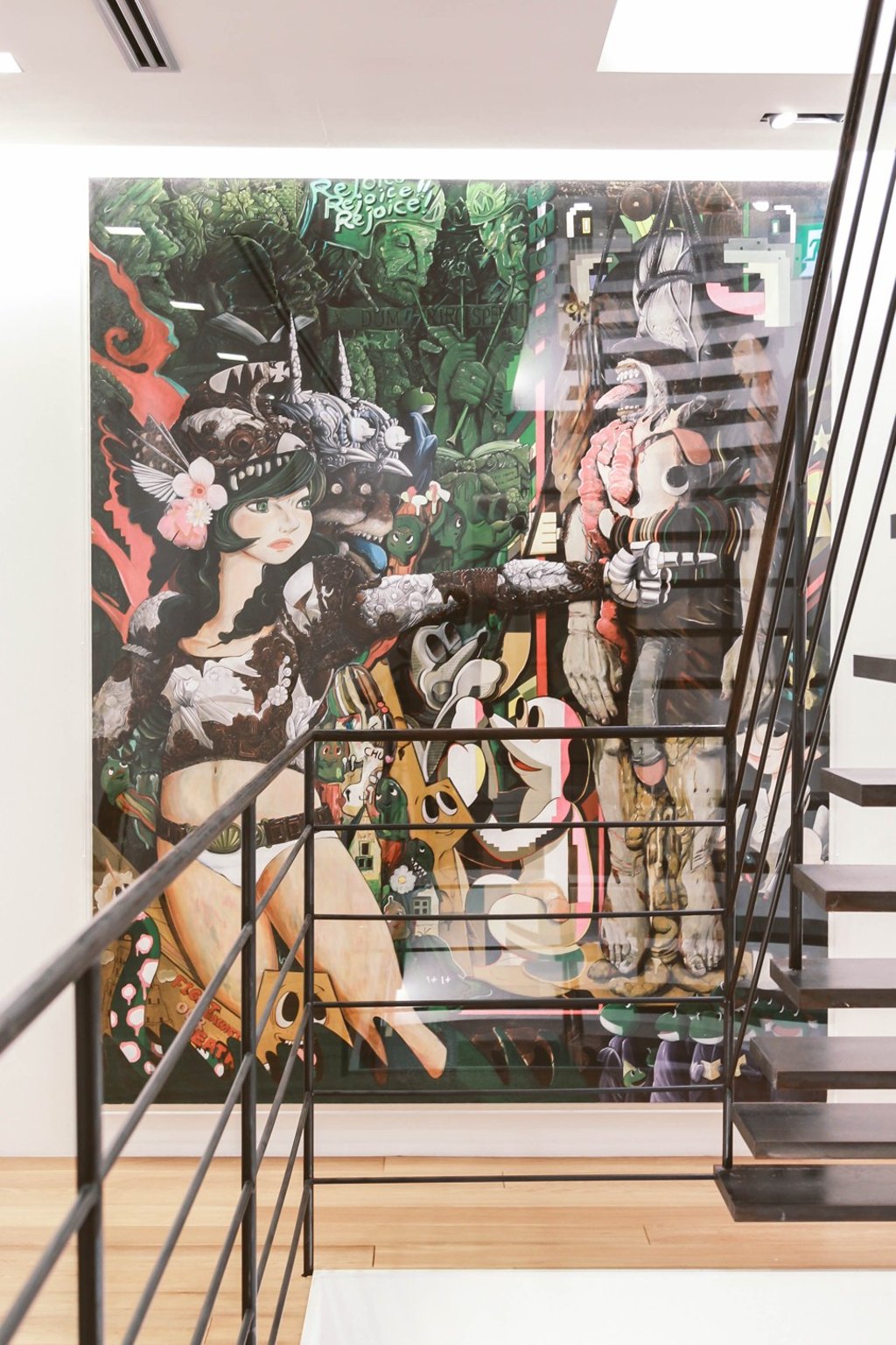 The interior of the Wonderwall studio in Tokyo.