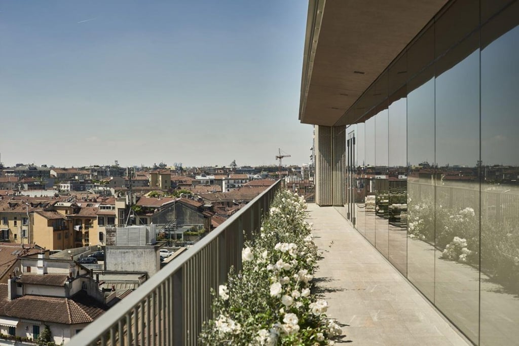 A view of the Porta Volta neighbourhood from one of the Hotel Viu’s terraces. Photo: Design Hotels A view of the Porta Volta neighbourhood from one of the Hotel Viu’s terraces. Photo: Design Hotels