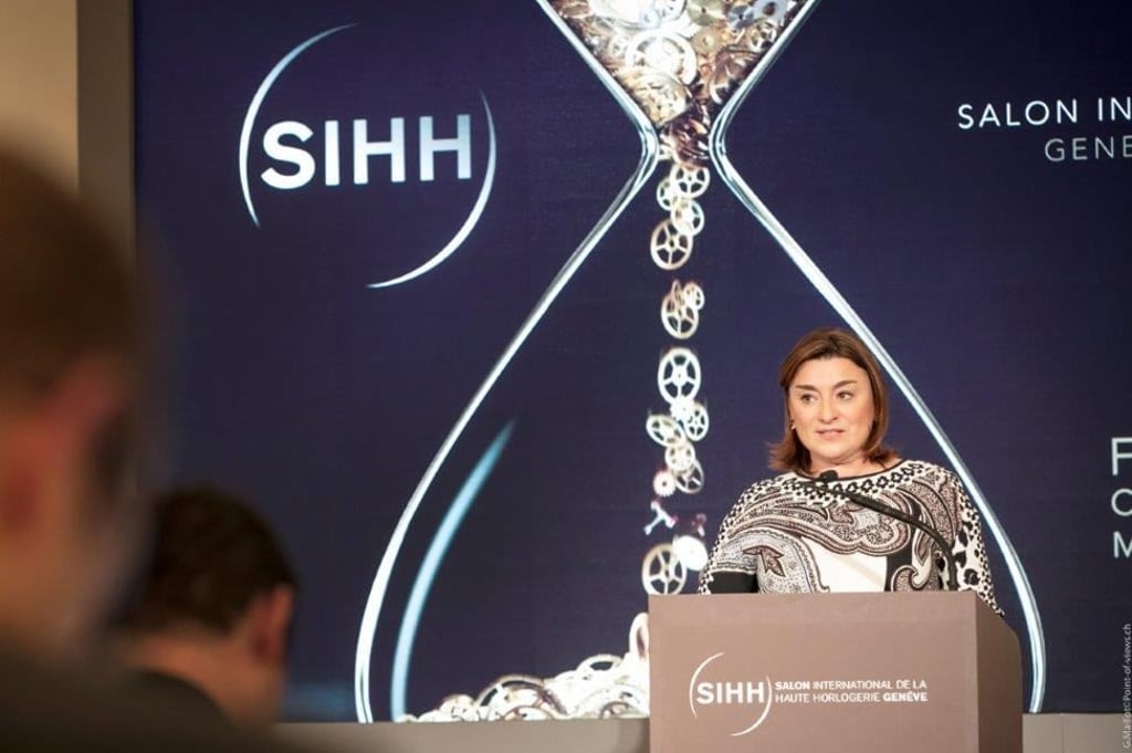 Fabienne Lupo, chairwoman for Fondation de la Haute Horlogerie – the organiser of SIHH. Fabienne Lupo, chairwoman for Fondation de la Haute Horlogerie – the organiser of SIHH.