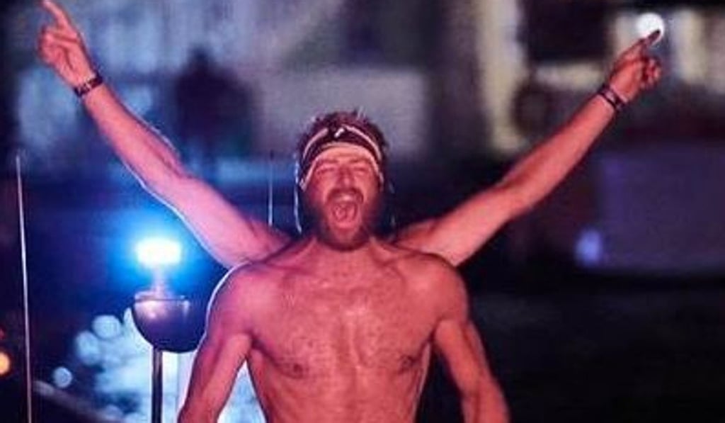 Elation for the Four Oarsmen as they reach Antigua. Photo: The Four Oarsmen