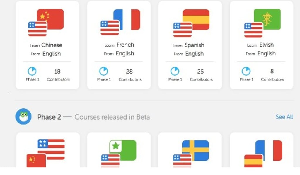 Duolingo can help you lean many new languages.