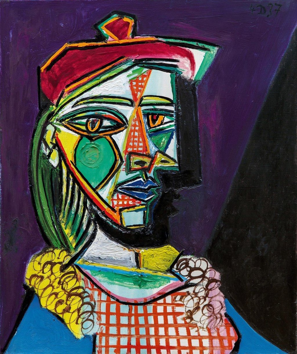 Picasso’s Femme au béret et à la robe quadrillée (Marie-Thérèse Walter) goes on show later this month in Hong Kong ahead of a Sotheby’s auction in February. Photo: Courtesy of Sotheby's