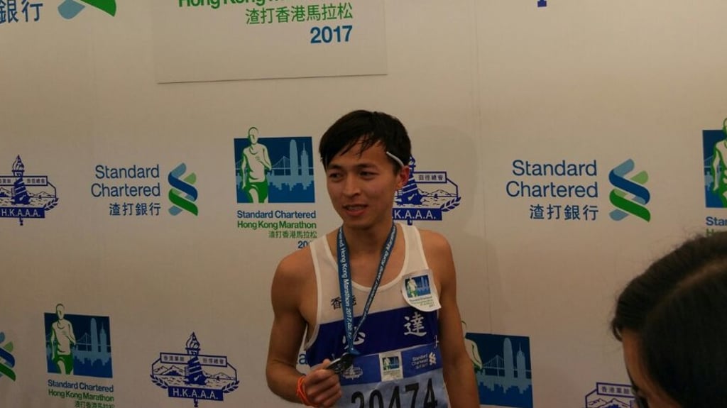 Ngai was the leading local finisher in last year’s marathon.