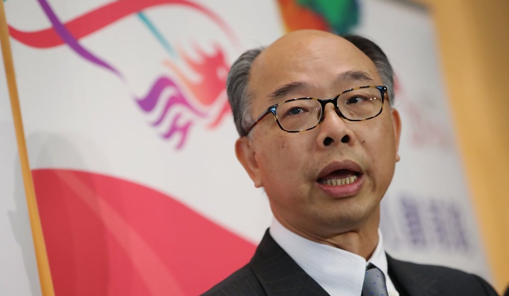 Frank Chan met rail officials in Beijing. Photo: Edward Wong