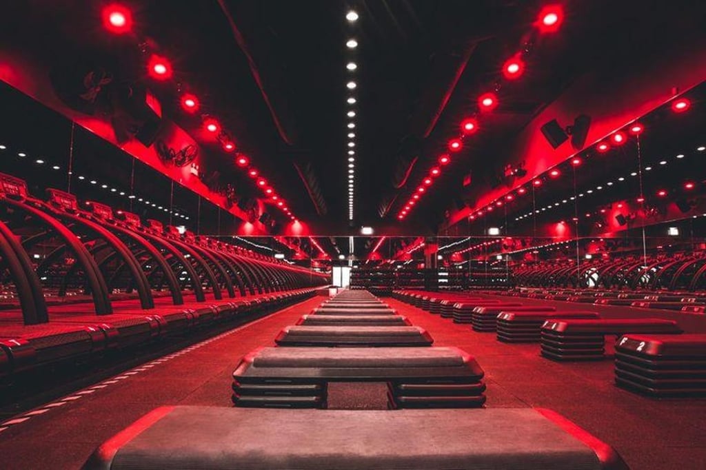 Side-by-side treadmills are ideal for sweat-entertaining. Photo: Barry’s Bootcamp Side-by-side treadmills are ideal for sweat-entertaining. Photo: Barry’s Bootcamp